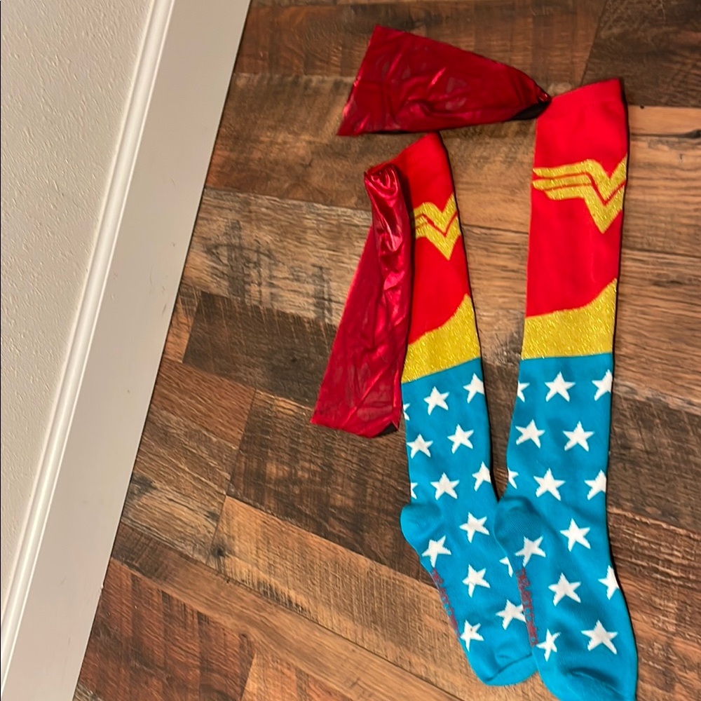 Superhero Themed Knee-High Socks